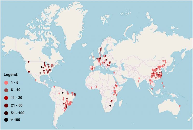 Soil lifespans map